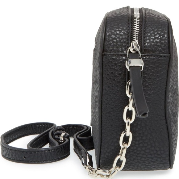 Phase3 Vegan Leather Black Crossbody Bag - Picture 2 of 7